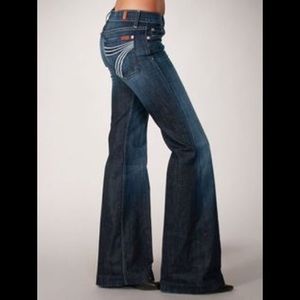 7 for all Mankind Dojo Flip Flop jeans size 28